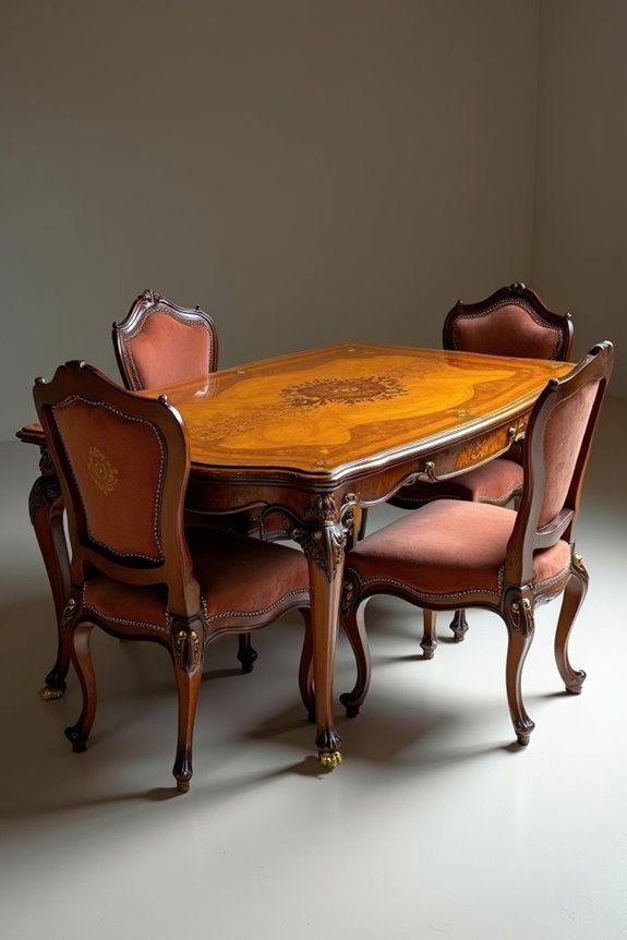 jacobean dining set rarity