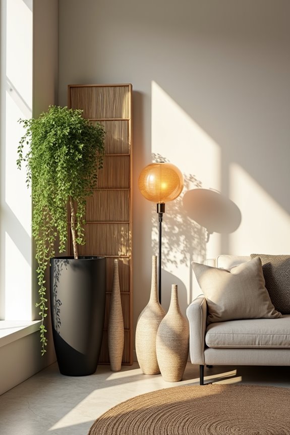 7 Smart Ideas for Empty Living Room Corners 7 layered accents for purposeful corner