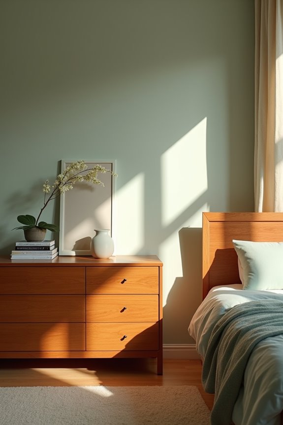 5 Colors That Go Perfectly With Cherry Wood Bedroom Furniture 5 lighting shifts cherry wood undertones dramatically
