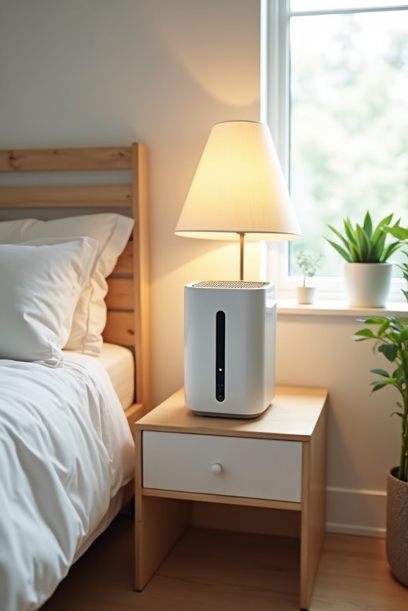 maintain clearance around purifier for optimal airflow