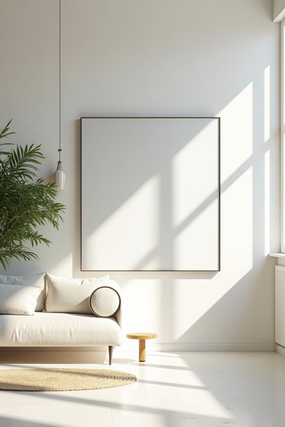 10 Creative Ways to Do Something With an Empty Wall in Your Living Room 5 mirrors brighten and expand space