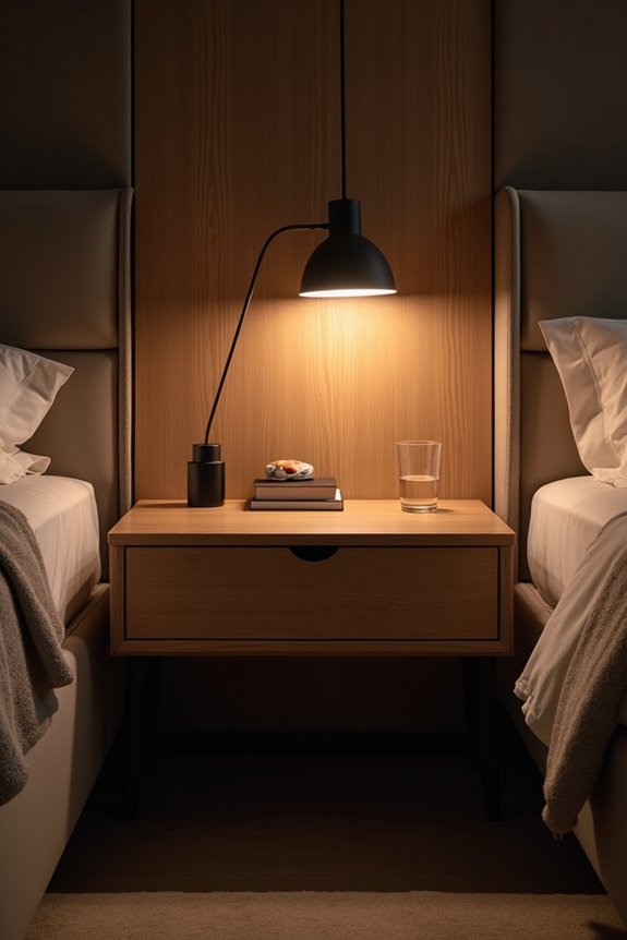 7 Best Types of Bedroom Furniture to Consider 1 nightstands at bed height balanced