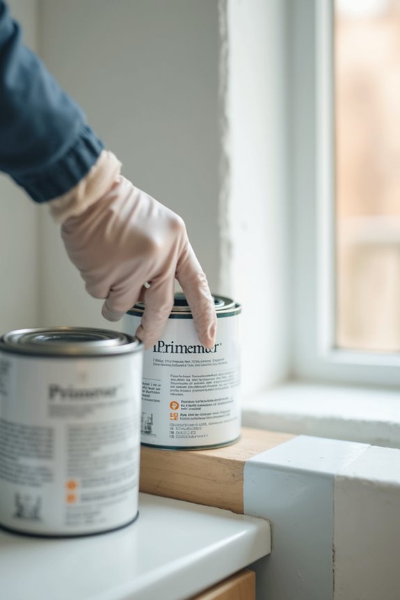 How to Use Exterior Paint Inside My Bathroom Safely 8 oil based or shellac primer encapsulates fumes