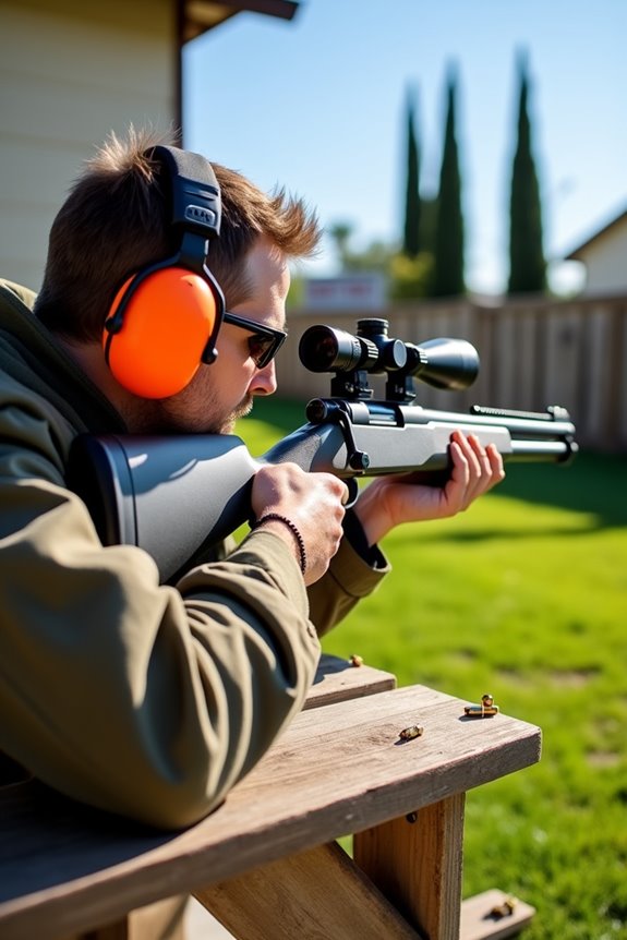 professional shooters wear protective gear