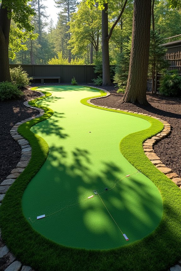 putting green size drives cost