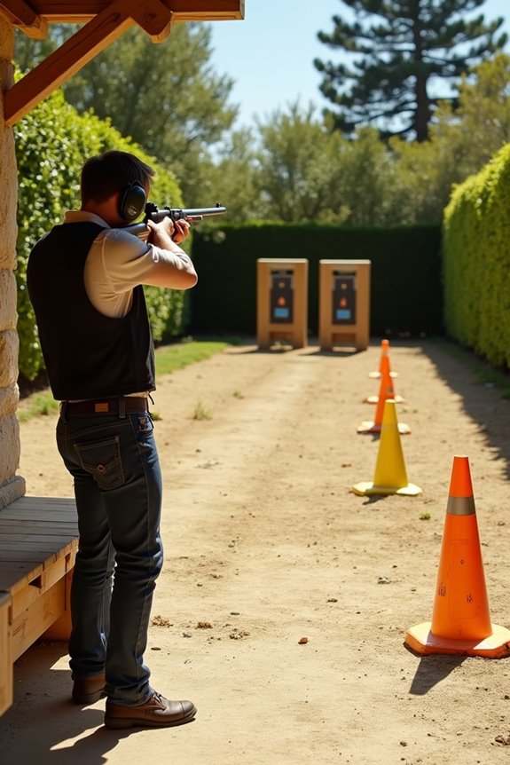 safe private shooting with boundaries
