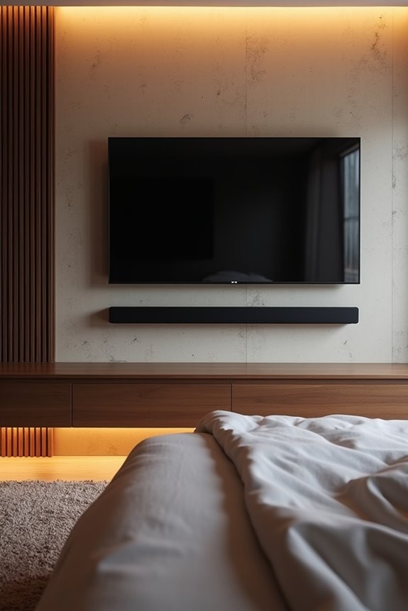 soundbar height dictates tv mounting