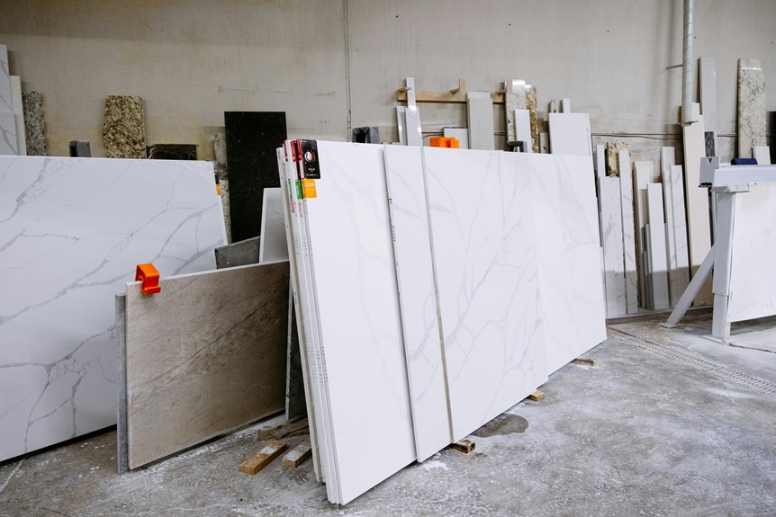standard thick granite kitchen countertop