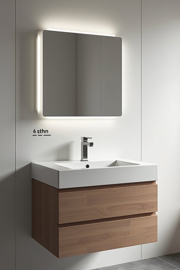 tall vs standard vanity heights