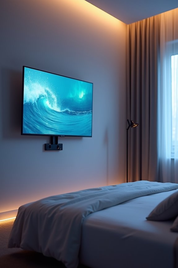 tilting mounts adjust viewing angle