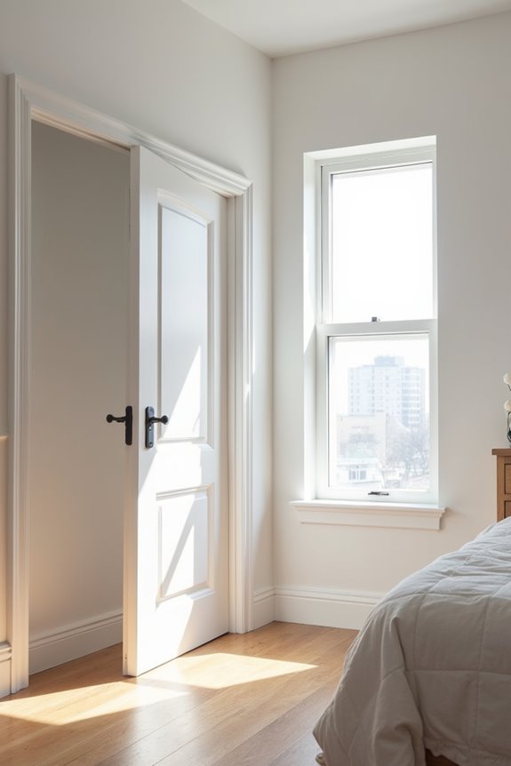 two egress door and window