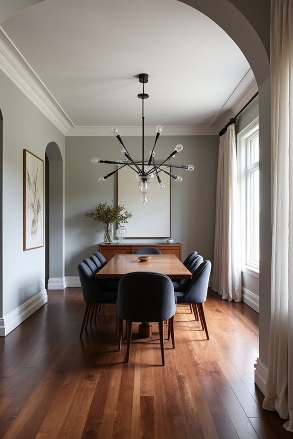 7 Dining Room Colors That Match Walnut Floors Perfectly 5 walnut floors steal spotlight